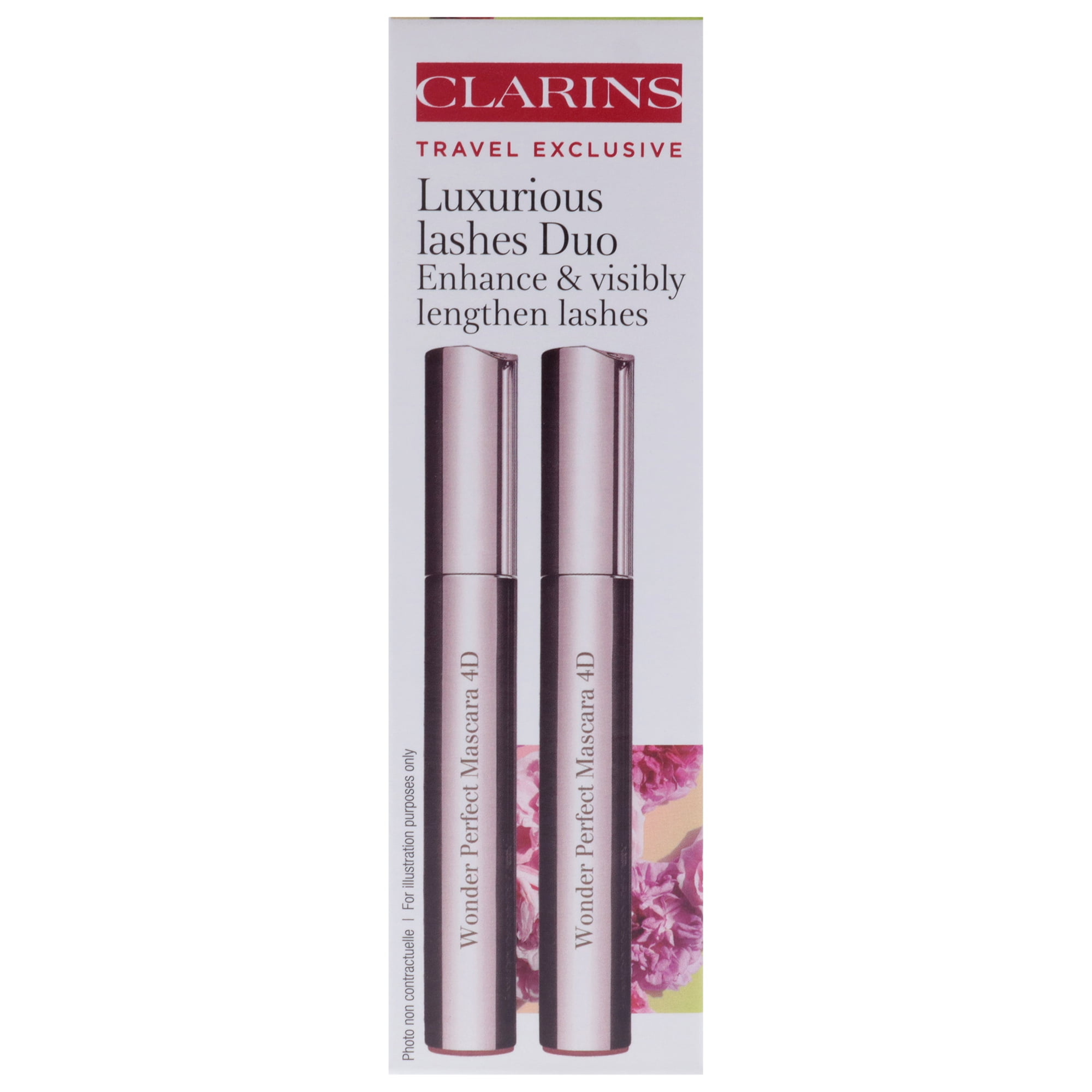 Luxurious Lashes Duo by Clarins for Women - 2 x 0.2 oz Mascara