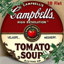 HELLOYOUNG Vintage Compton Tomato Soup Metal Wall Sign 19.81x19.81cm Retro Kitchen Decor Rustic Wall Art for Home Bar Cafe