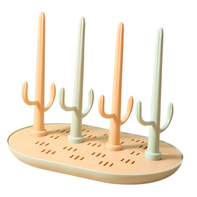 Rejilla para secar biberones con bandeja de goteo, soporte para rejilla para secar biberones, rejilla para almacenar biberones y piezas para extractor, accesorios para bebés Estilo C