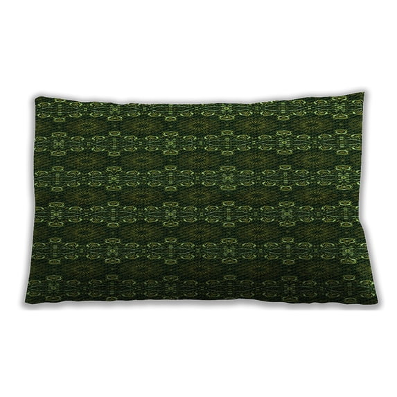Ahgly Company Indoor Rectangular Contemporary Lumbar Throw Pillow, 13 inch by 19 inch