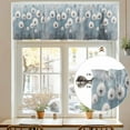 thumbnail image 7 of Vintage Dandelion Valances for Windows, 42 x 12in, White Dandelion Oil Painting Modern Art Rod Pocket Kitchen Valance Curtain Light Filtering Window Treatments for Living Room Bedroom, 1 Panel, 7 of 7
