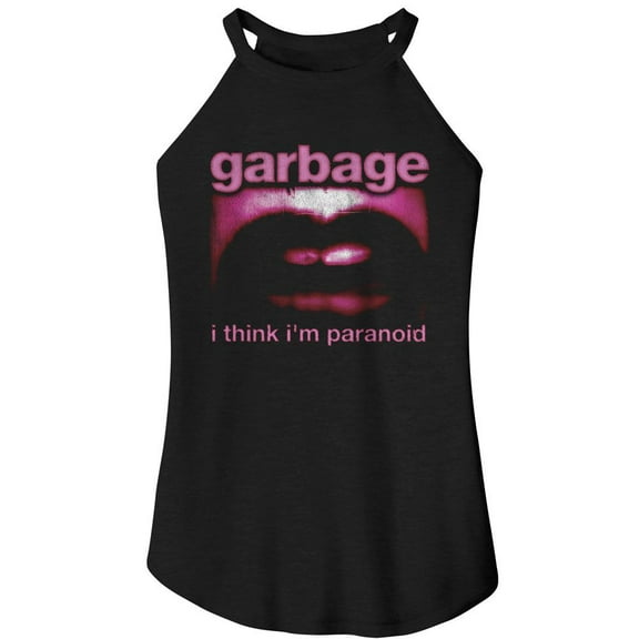 Alice Cooper Face Logo Black Women's Sleeveless Rocker Tank Top T-Shirt