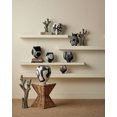 thumbnail image 3 of Currey And Company 1200-0873 Inoue 8" Wide Porcelain Vase - Black / Off White, 3 of 7