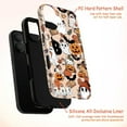 thumbnail image 4 of Cute Halloween iPhone Case for iPhone 16 15 14 13 12 11 Pro Max Plus Mini – Kawaii Ghosts, Pumpkins, Cats, BOO Pattern Protective Fall Phone Cover, 4 of 6