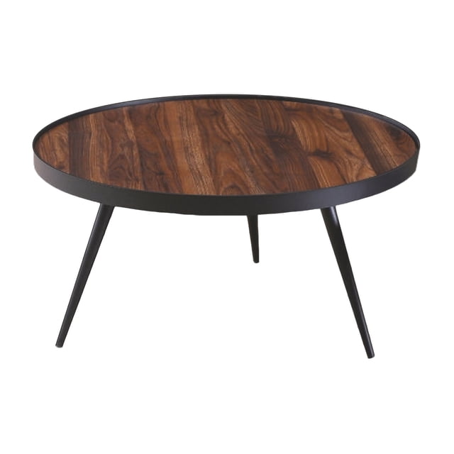 Mesa de Centro Julia Alta Kessa Muebles Nogal 80 x 40 x 80 cm