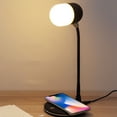 thumbnail image 4 of Led Desk Lamp with Wireless Charging Wireless Charging Bluetooth Speaker Three-In- Led Dimmable Touching Desk Lamp Audio Bedside Lamp Subwoofer Speaker, 4 of 6
