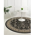 thumbnail image 2 of Unique Loom Kashan Traditional Floral Area Rug, 8 Feet, Ivory/Tan, 2 of 2