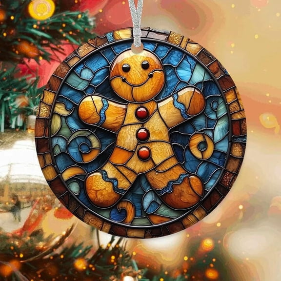 Gingerbread Man Custom Ornaments 2025, Gingerbread Man Ornament, Gingerbread Man Christmas Hanging Decor, Gingerbread Man Ornaments for Christmas Tree. jMpEmG (Gingerbread Man 1)