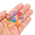 thumbnail image 5 of Colorful Crochet Stitch Markers Plastic Knitting Markers Needle Pin Locking Stitch Marker, 200 Pack, 5 of 6