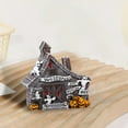 thumbnail image 7 of LAMIRO Halloween Haunted House Village Set - Miniature Spooky House Statue Resin Haunted House Figurines DIY Crafts Halloween Micro-Landscape Decoration, Home Horror Decor Accessory, 7 of 7