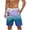 Blue, variant on ZCFZJW Mens Casual Beach Swim Trunks Tie Dye Summer Tropical Palm Tree Print Lightweight Bathing Suit Swimwear Trendy Regular Fit Surfing Board Shorts with Pockets Light Blue S