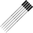 thumbnail image 3 of Lanier Combo Pack - 5 Pack - Monteverde Soft Roll Ballpoint C13 Paste Ink Refill Compatible with most Cross Style Ballpoint Pens - Black (Medium Tip 0.7mm), 3 of 3
