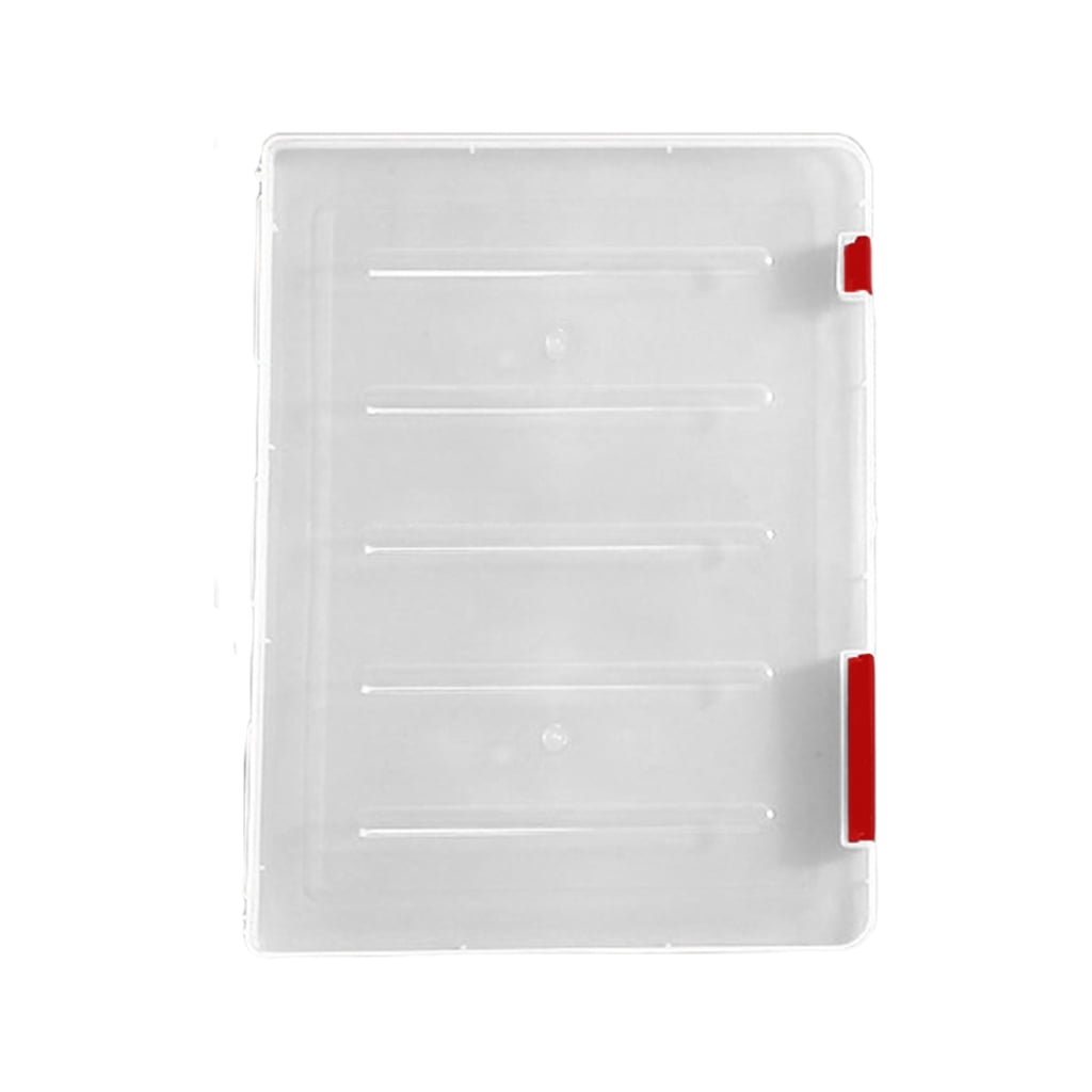 Waterproof File Storage Boxes Portable PP Transparent Document Paper ...