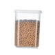 thumbnail image 4 of Caja hermética para almacenar alimentos, contenedores de plástico para cereales, apilables para alimentos secos. 1000 ml, 4 of 9