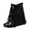Black, variant on UngA Sexy Boots for Women Women's Mid Calf The Western Cowboy Boots Fashion Cowgirl Boots For Women Low Heel Black,6.5