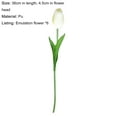 thumbnail image 7 of SPRING PARK 6Pcs Artificial False Tulip Flower White Fake Bouquet Home Wedding Party Decor, 7 of 7