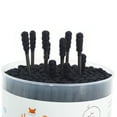 thumbnail image 5 of HOMEFOX 400 Count Black Cotton Swabs with Spiral Round Tips, Pure Organic Cruelty-Free, 5 of 7