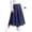 Navy, variant on POIUYTR Summer Cotton Long Skirt for Girls Casual High Waist Bell Maxi Skirt Kids Vacation Solid Color Skirts