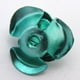 thumbnail image 3 of Aluminio 8mm luz verde anodizado Rose 50PCS, 3 of 5