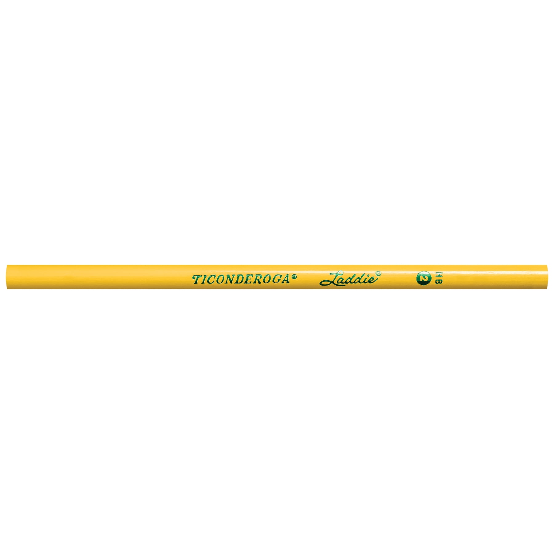 Ticonderoga Laddie Wood-Cased Pencils, #2 HB Soft, Yellow, 12 Per Pack, 3 Packs