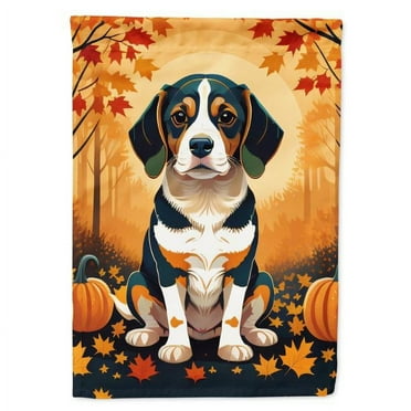 Carolines Treasures DAC1014CHF 40 x 28 in. Beagle Fall House Flag