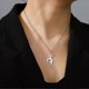 thumbnail image 3 of Collar de gimnasia de bailarina Unift para mujer y niña, colgante deportivo, joyería de acero inoxidable a la moda, regalo de cumpleaños para gimnastas, oro B, código de producto 372 oro B, 3 of 4