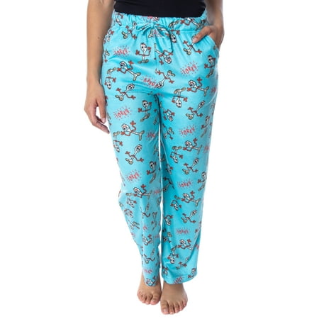 

Disney Toy Story Women s Forky Allover Print Smooth Fleece Pajama Pants (SM)