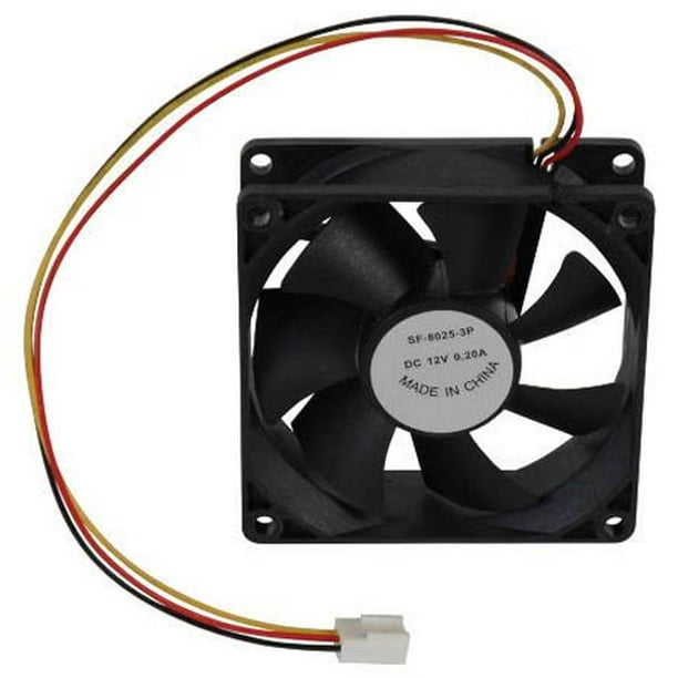 SF80253P 80mm 3Pin 12VDC Black PC Computer Case Fan NEW Walmart