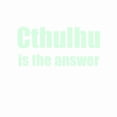 thumbnail image 3 of CafePress - Cthulhu Is The Answer Dark T Shirt - Men's Classic Cotton T-Shirts, 3 of 3