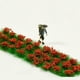 thumbnail image 4 of 30 piezas Bushy Tufts Flower Cluster Grass Tufts Miniatura Paisaje estático Rojo Zulema mechones de hierba en miniatura, 4 of 7