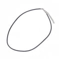 thumbnail image 4 of Ruiboury 100pcs Black Wax Leather Cord Necklace Rope Chain Clasp String Thread Cable Jewelry Making Accessories, 4 of 5