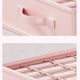 thumbnail image 4 of Organizador de ropa interior, calcetines y sujetadores de tela con múltiples compartimentos | Bolsa de almacenamiento 3 en 1 con cajones para armario | Contenedor de tela rosa, 4 of 6