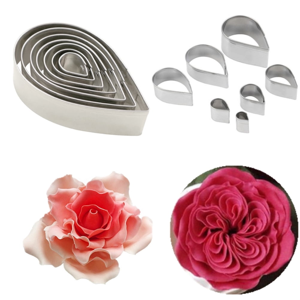 Flower Petal Leaf Stainless Steel Biscuit Cookie Cutter Fondant Cake Decor Mould 