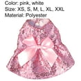thumbnail image 5 of SPRING PARK Pet Clothing Summer Cute Princess Bow-knot Decor Sequins Design Skirt Teddy Costume for Dog, 5 of 7