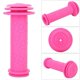 thumbnail image 3 of Poignées antidérapantes pour guidon de vélo et trottinette pour enfants (rose rouge), 3 of 4