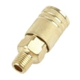thumbnail image 1 of 1/4NPT Male Thread Pneumatic Fitting US Standard Quick Connector For Compressor, 1 of 9