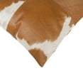 thumbnail image 5 of Set of Two 18" Brown and White Cowhide Cowhide Throw Pillows, 5 of 5