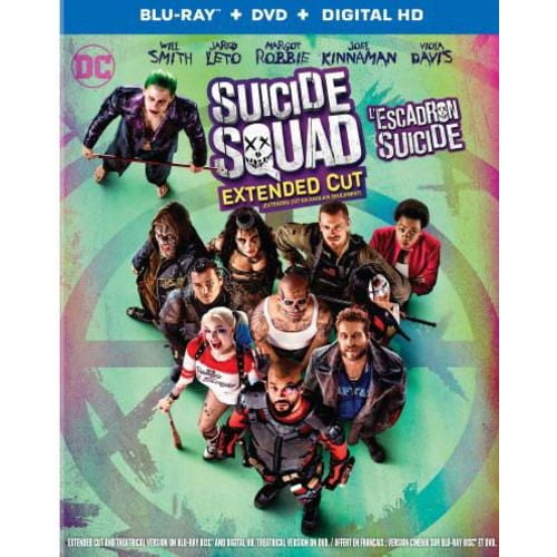 Suicide Squad (Extended Cut) (Blu-ray + DVD + Digital HD) (Bilingual)