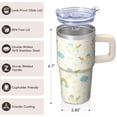 thumbnail image 3 of 20OZ Unicorn Themed Cup with Handle Insulated Stainless Steel Mug Ideal Gifts for Women Unicorn Enthusiasts Suitable for Birthday Christmas and Brunch with Friends, 3 of 6