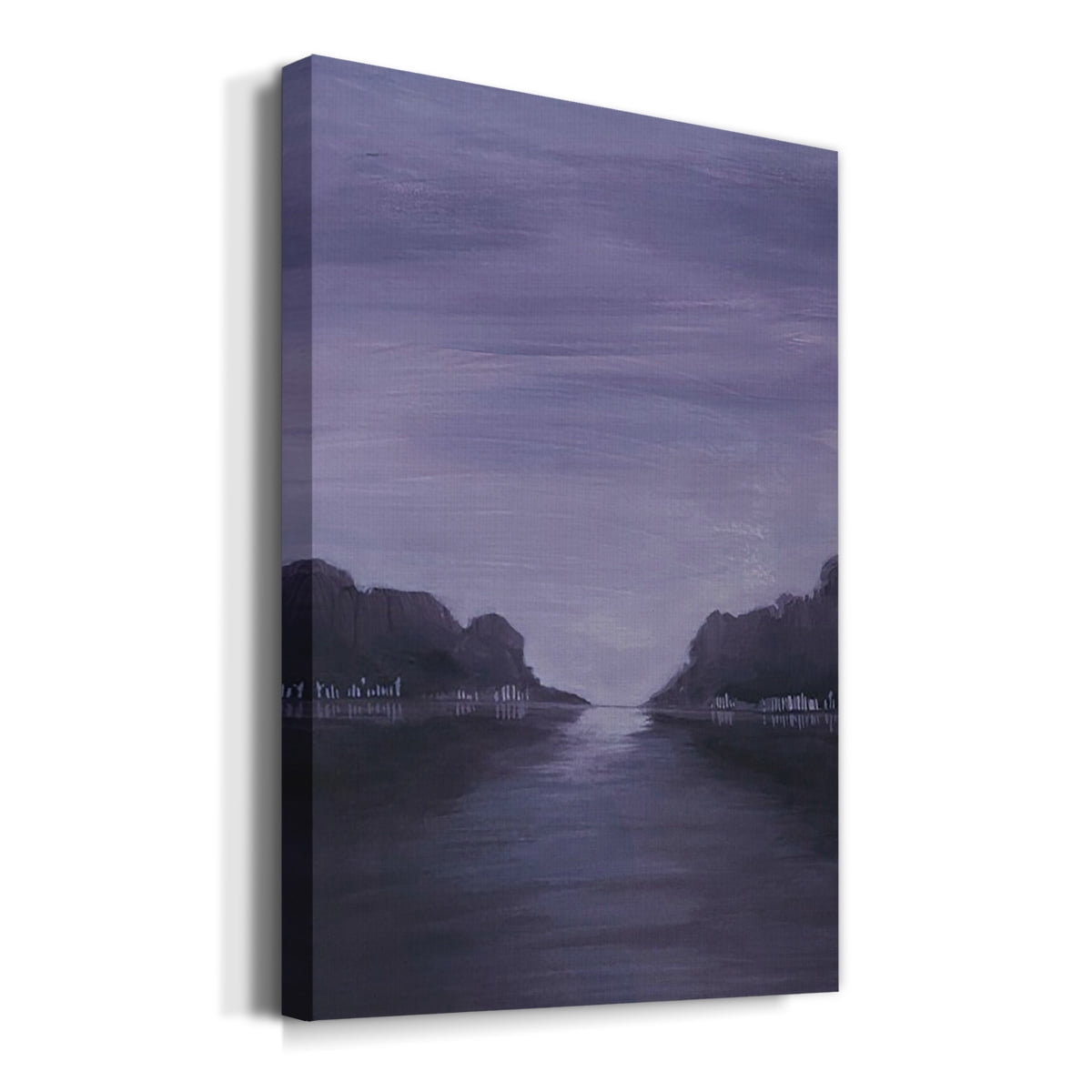 Amethyst Moonlight I Premium Gallery Wrapped Canvas - Ready to Hang