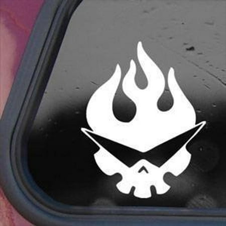 Tengen Boxed - Tengen Toppa Gurren Lagann Vinyl Cut Decal With No Background | 5 Inch White Decal | Car Truck Van Wall Laptop Cup