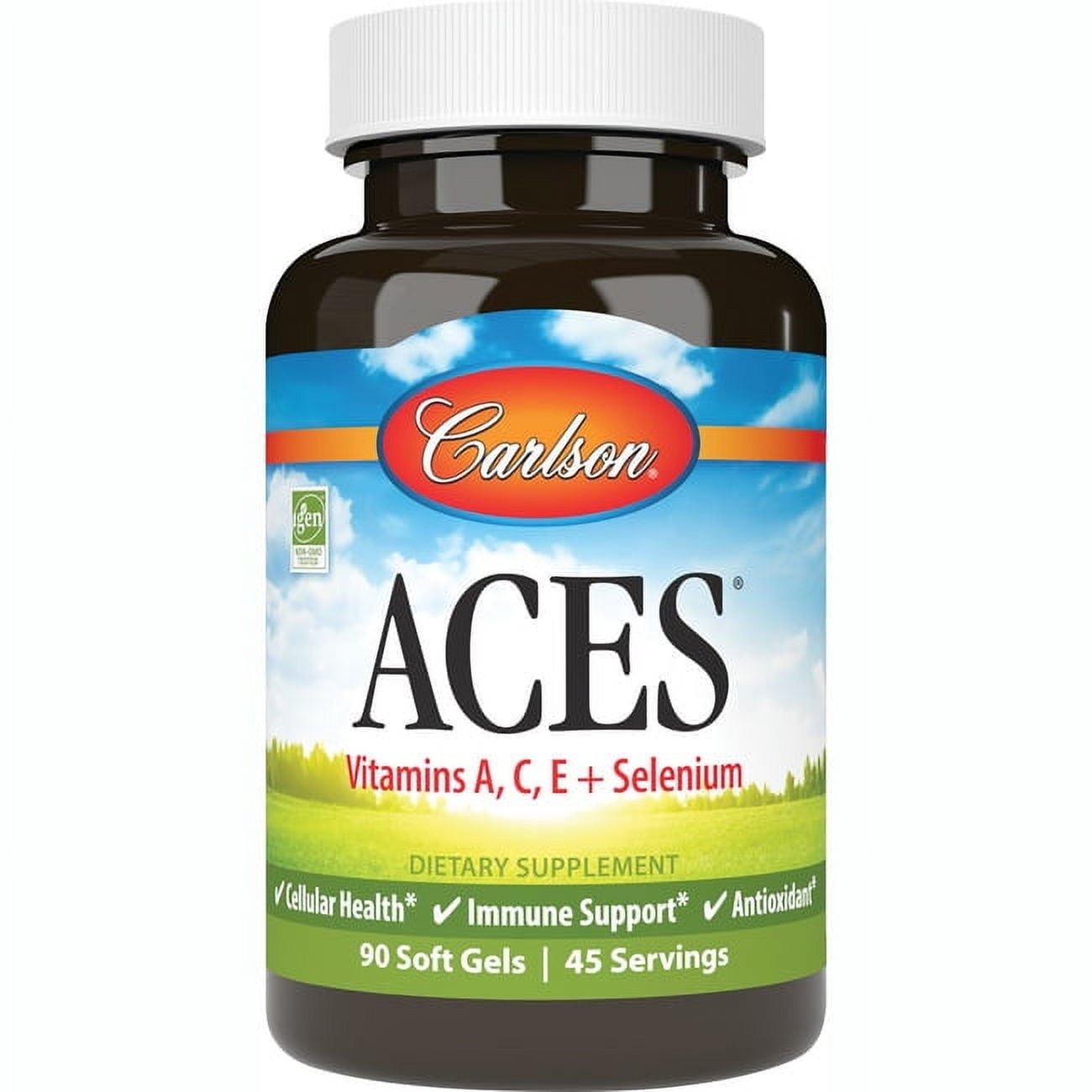 Carlson Labs - ACES + Zn Vitamins A, C, E Plus Selenium and Zinc