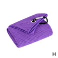 thumbnail image 1 of 1PC Golf Towel 50 * 30cm with Carabiner Clip Nice Q1W5, 1 of 9