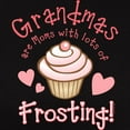 thumbnail image 3 of CafePress - Grandmas Frosting Women's Dar Women's Dark T Shirt - Women's Traditional Fit Dark T-Shirt, 3 of 4