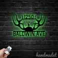 thumbnail image 5 of Handmadetneonsign Deer House Number Metal Wall Art LED Light - Personalized Sign Home Decor 58697, 5 of 5