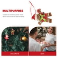 thumbnail image 4 of Gymnture Gingerbread Pendant Christmas Tree Decorations Holiday Xmas Tree Decor Winter Hanging Ornaments for New Year Party Xmas Holiday Supplies, 4 of 10