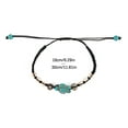 thumbnail image 4 of Jierger Bohemian Turquoise Turtle Bead Bracelet Adjustable Hand Woven Vintage Bracelet with Card for Women Men Beach Jewelry for Halloween Christmas Valentine Party Birthday Gift for Women and Girls, 4 of 7