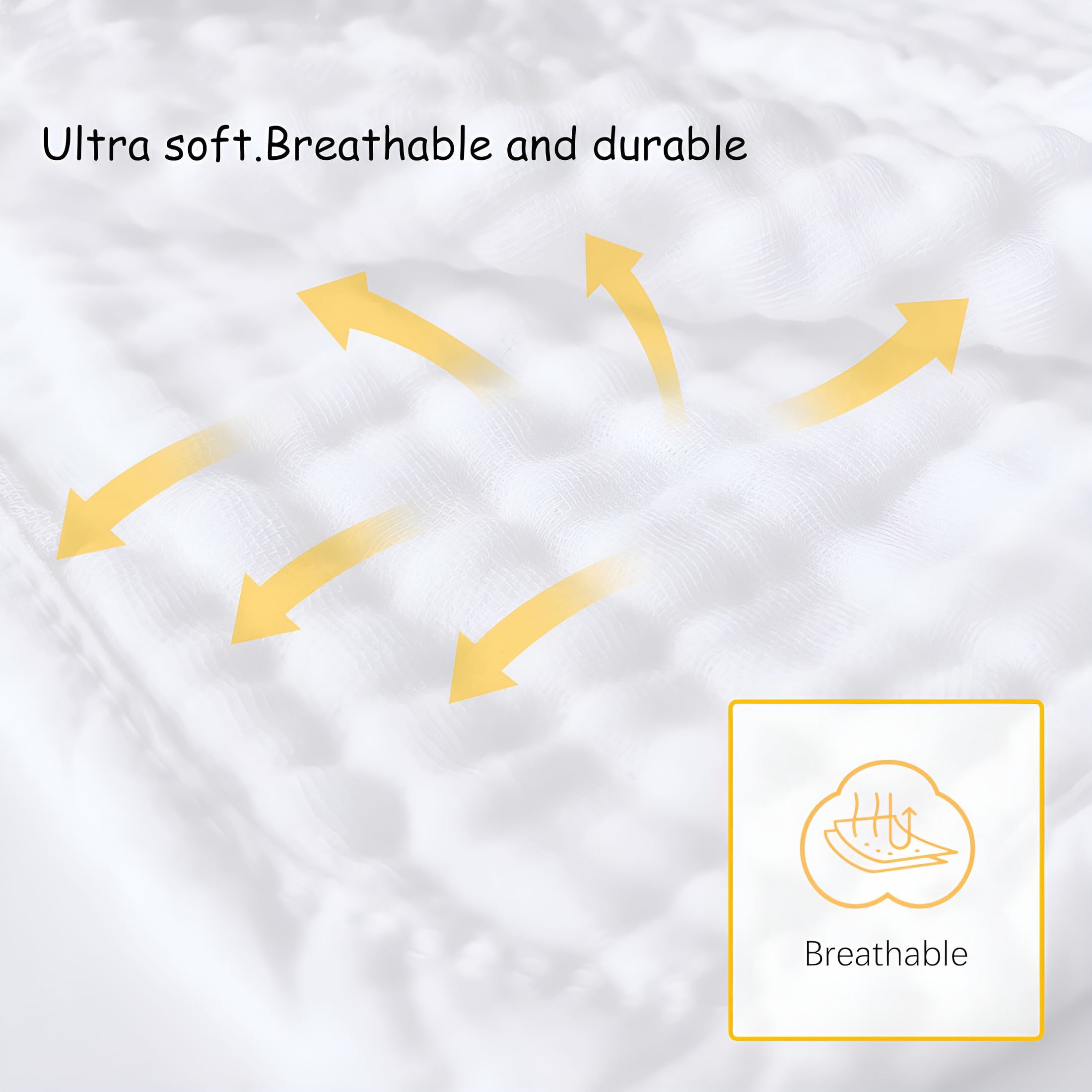 AUQ 2026 New 12 Pack Muslin Burp Cloths 100% Cotton Muslin Cloths Large 20''X10'' Extra Soft and Absorbent Baby Burping Cloth-White