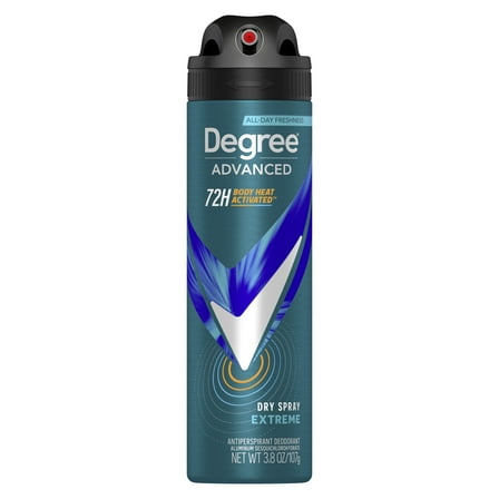 Degree Advanced Long Lasting Antiperspirant Deodorant Dry Spray, Extreme, 3.8 oz