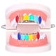 thumbnail image 3 of rico y Joyas 18K Chapado en Oro Cobre Aceite Swag Grills Brace - Oro 18K - 18 de 18 Fernando Parrillas de dientes de colores, 3 of 8